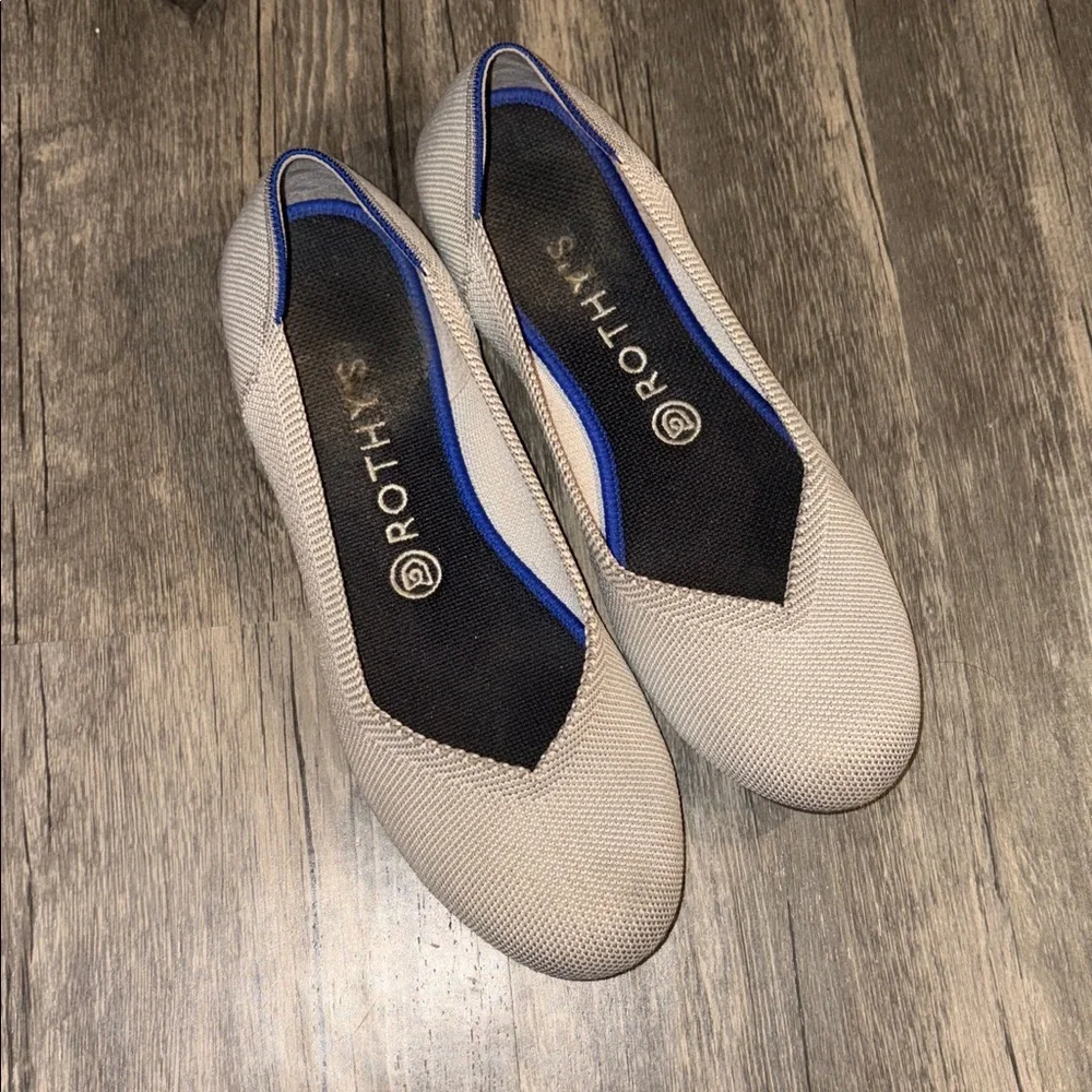Rothy's Flax the flat round toe ballet flats size 8.5